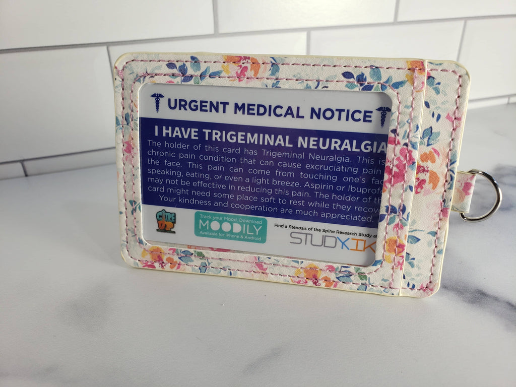 trigeminal neuralgia Assistance Card - 3 Pack