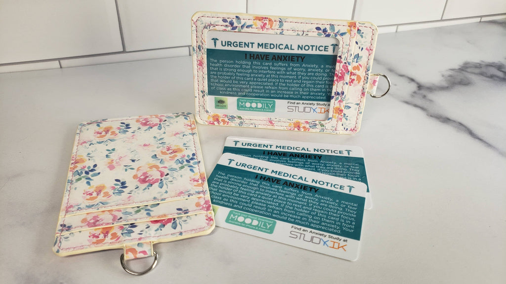 Anxiety Assistance Card - 3 pack with Cardholder!
