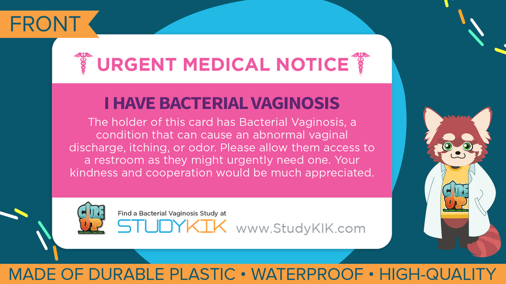Bacterial Vaginosis Assistance Card - 3 Pack