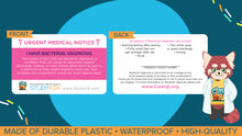 Load image into Gallery viewer, Bacterial Vaginosis Assistance Card - 3 Pack