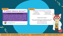 Load image into Gallery viewer, Cystic Fibrosis Assistance Card - 3 Pack