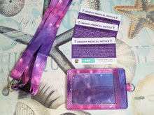 Load image into Gallery viewer, Cystic Fibrosis Assistance Card - 3 pack with Cardholder!