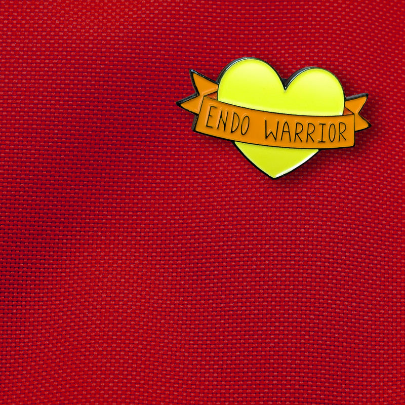 Endometriosis Warrior Pin
