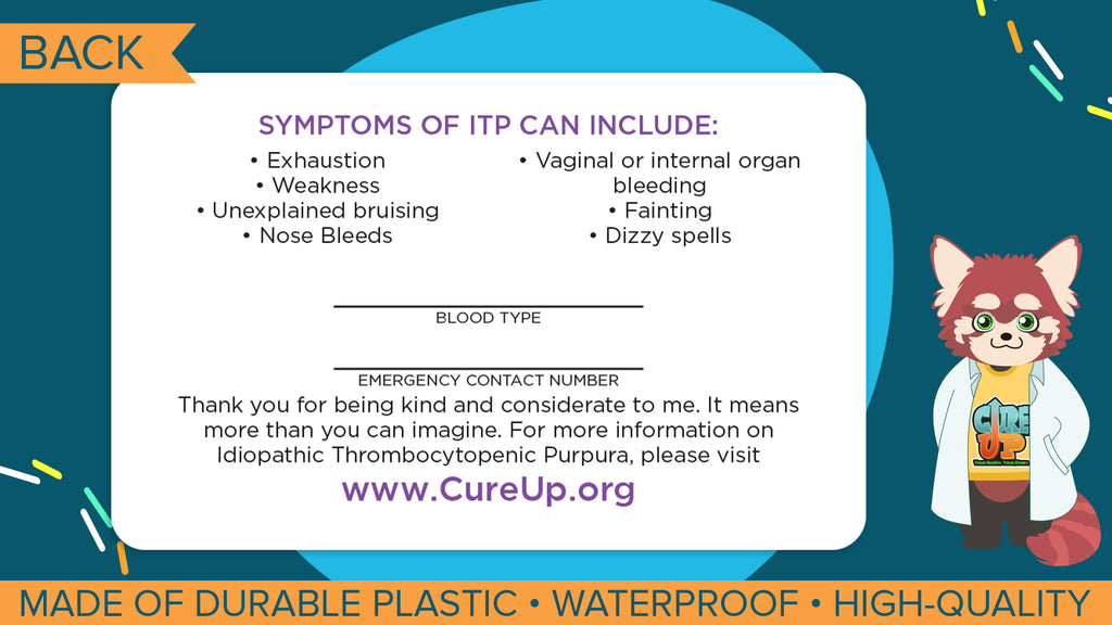 Idiopathic Thrombocytopenic Purpura Assistance Card (ITP) - 3 Pack