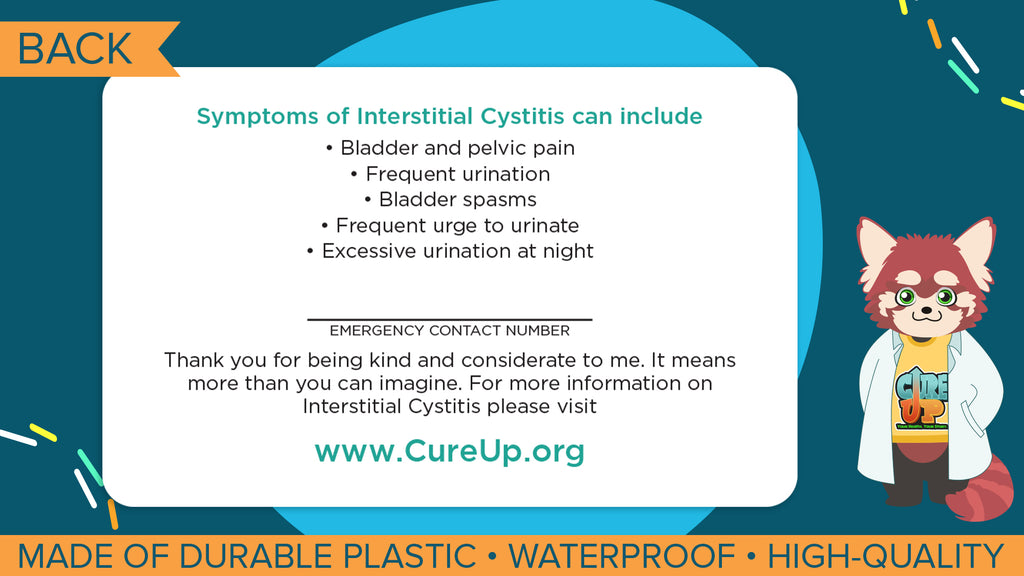 Interstitial Cystitis Assistance Card - 3 Pack