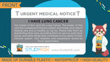 Lung Cancer Assistance Card - 3 Pack