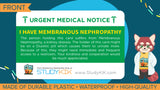 Membranous Nephropathy Assistance Card - 3 Pack