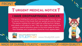 Oropharyngeal Cancer Assistance Card - 3 Pack