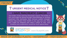 Load image into Gallery viewer, Pancreatic Cancer Assistance Card - 3 Pack