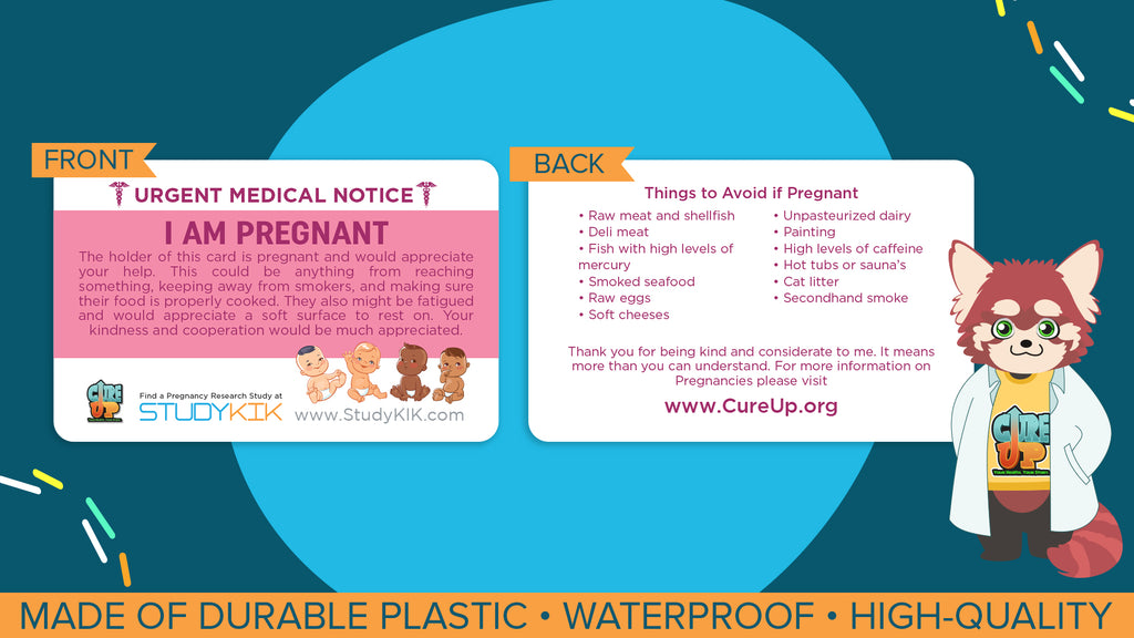 Pregnant Assistance Card - 3 Pack