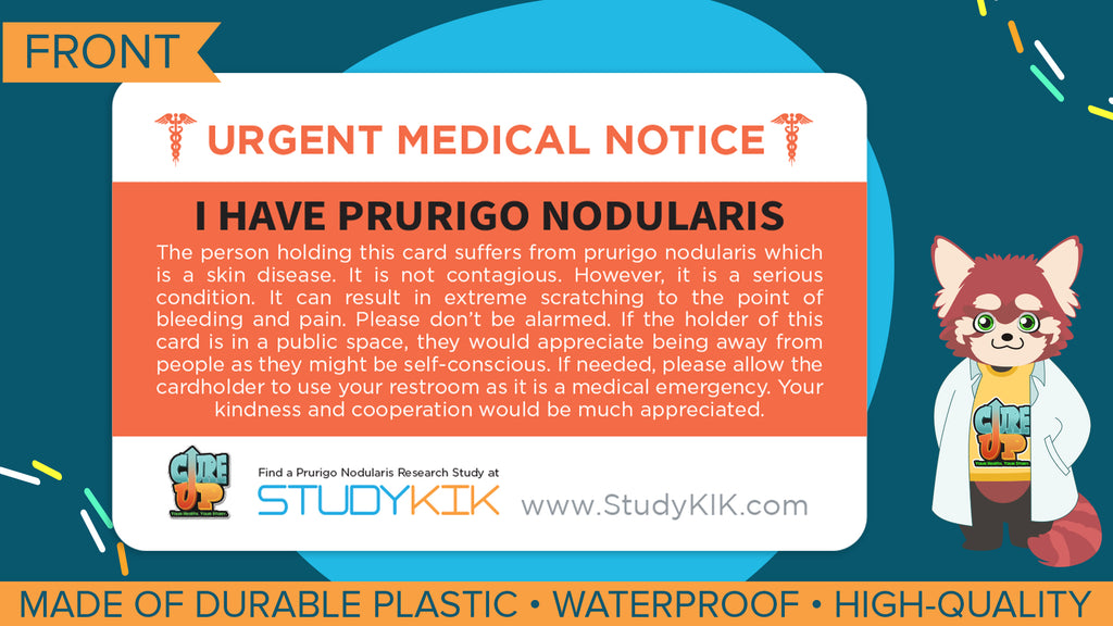 Prurigo Nodularis Assistance Card - 3 Pack