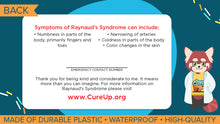 Load image into Gallery viewer, Raynaud&#39;s Syndrome Assistance Card - 3 Pack