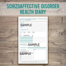 Load image into Gallery viewer, Schizoaffective Disorder Health E-Diary