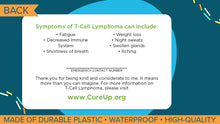 Load image into Gallery viewer, T-Cell Lymphoma Assistance Card - 3 Pack