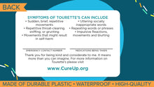 Load image into Gallery viewer, Tourette&#39;s Assistance Card - 3 Pack