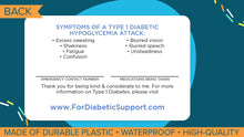 Load image into Gallery viewer, Type 1 Diabetes Assistance Card - 3 Pack
