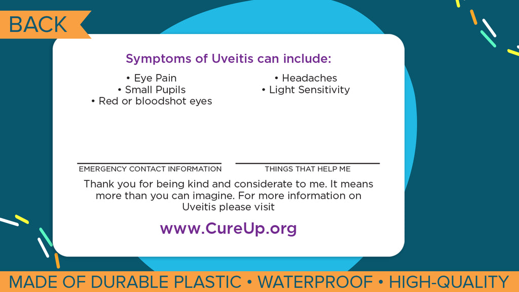 Uveitis Assistance Card - 3 Pack