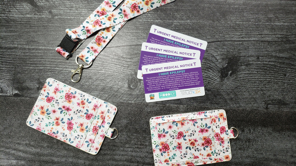 Epilepsy Assistance Card - 3 pack with Cardholder!