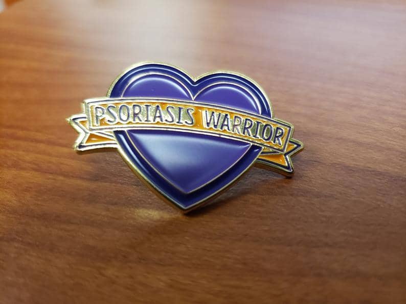 Psoriasis Warrior Pin