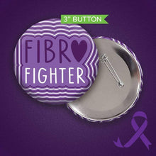 Load image into Gallery viewer, Fibromyalgia Warrior Button