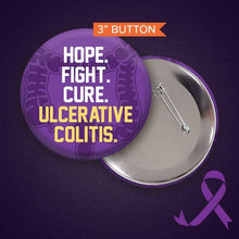 Load image into Gallery viewer, Ulcerative Colitis Warrior Button