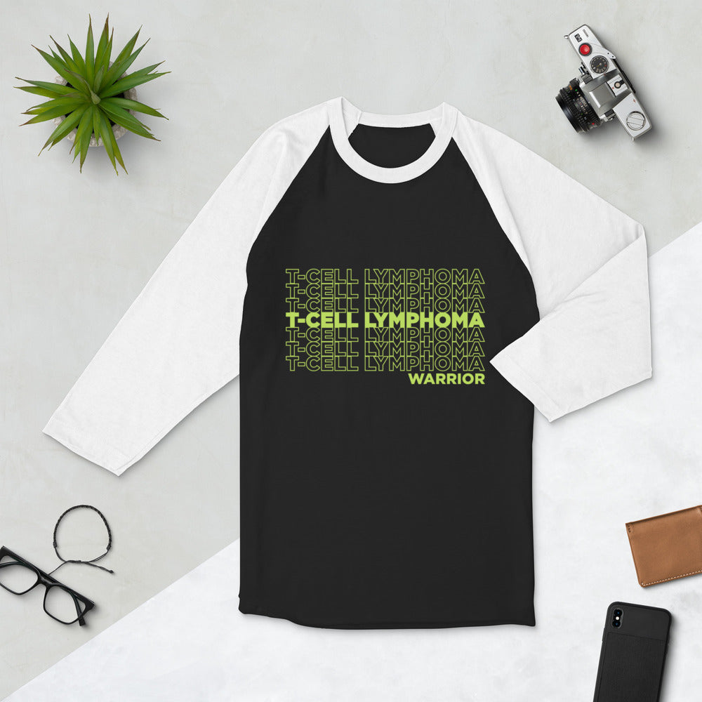 T-Cell Lymphoma Repeating 3/4 Shirt