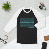 Trigeminal Neuralgia Repeating 3/4 Shirt