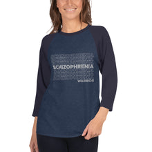 Load image into Gallery viewer, Schizophrenia Repeating 3/4 Shirt
