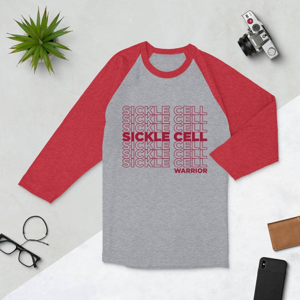 Sickle Cell Repeating 3/4 Shirt