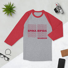 Load image into Gallery viewer, Spina Bifida Repeating 3/4 Shirt