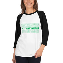 Load image into Gallery viewer, Scoliosis Repeating 3/4 Shirt