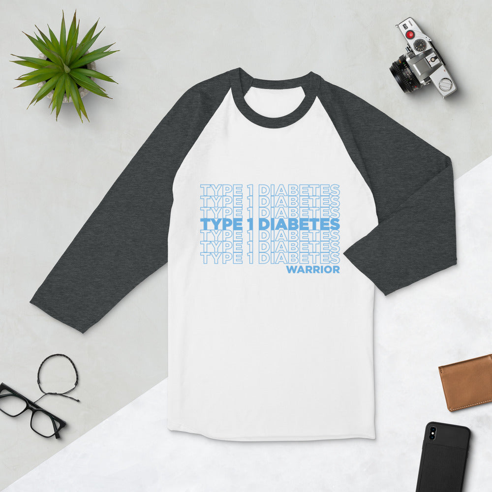 Type 1 Diabetes Repeating 3/4 Shirt