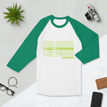 Load image into Gallery viewer, T-Cell Lymphoma Repeating 3/4 Shirt