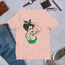 Load image into Gallery viewer, Primary Biliary Cholangitis Pinup Warrior Shirt