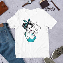 Load image into Gallery viewer, Polycystic Ovary Syndrome (PCOS) Pinup Warrior Shirt